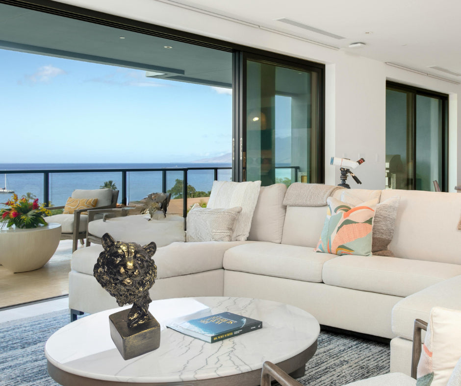 Tiger Head Sculpture in Epoxy Resin with Metallic Finish