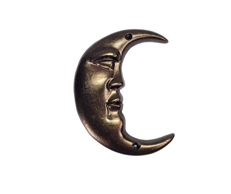 Luna Decorativa de Resina Epoxica