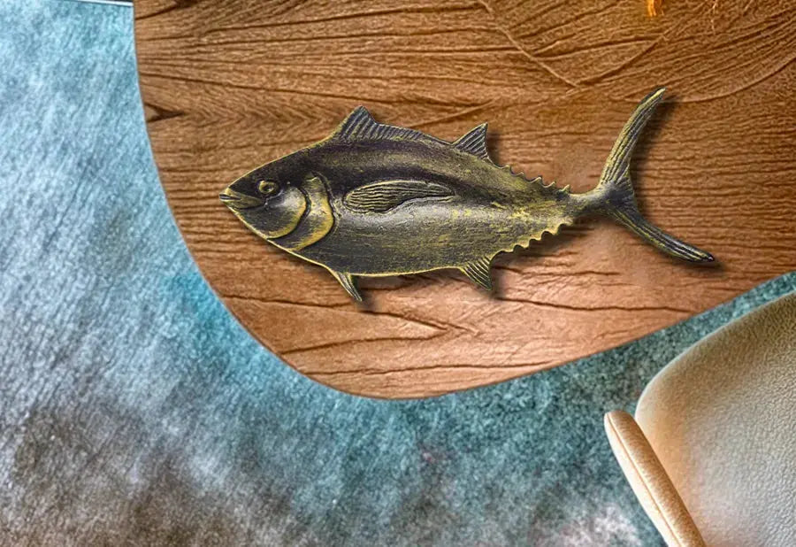 Tuna Sculpture in Aluminum