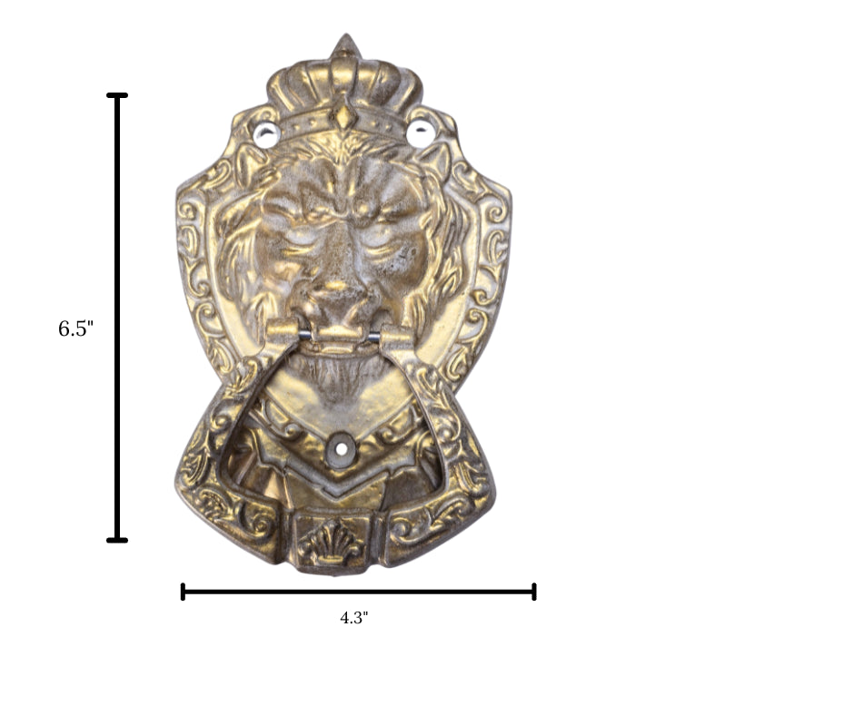 Lion Door Knocker #2 in Epoxy Resin