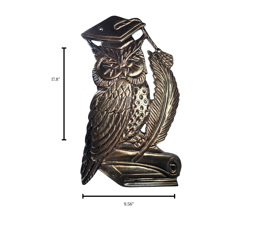 Large Decorative Owl in Epoxy Resin