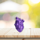 Heart Sculpture in Epoxy Resin