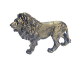 Golden Lion Sculpture in Epoxy Resin – Metallic Finish