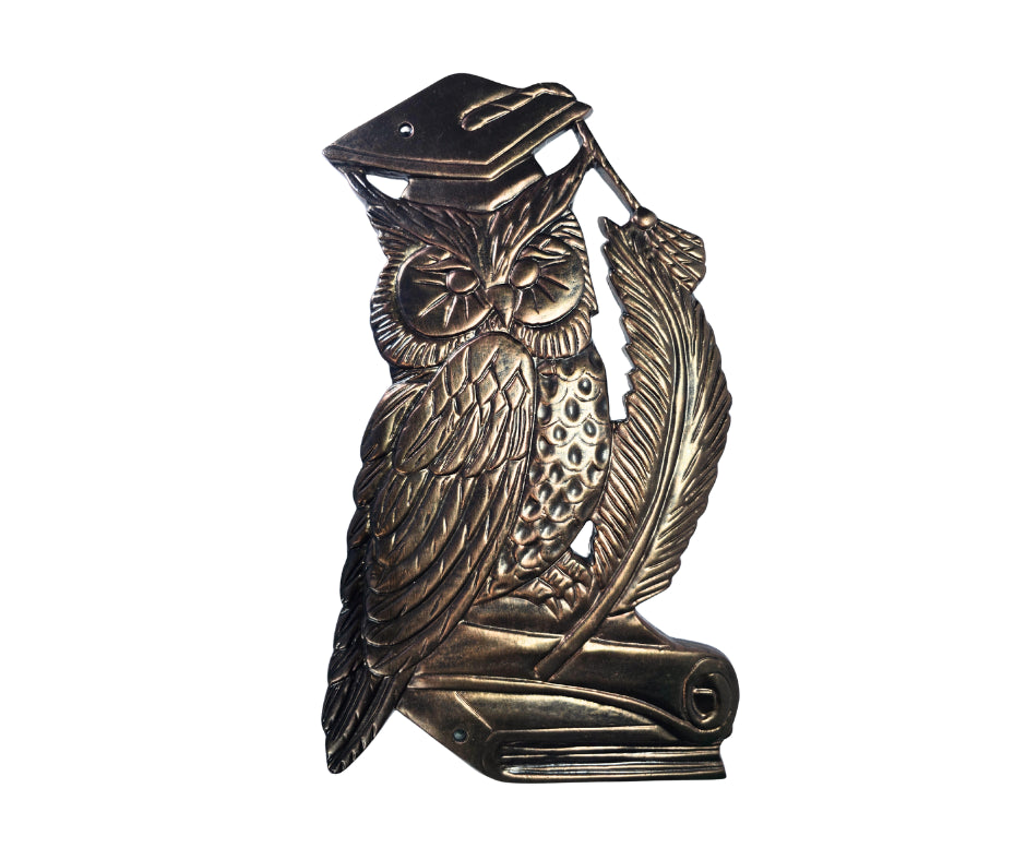 Large Decorative Owl in Epoxy Resin