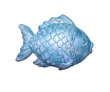 Wall Fish Sculpture in Epoxy Resin – Metallic Finish