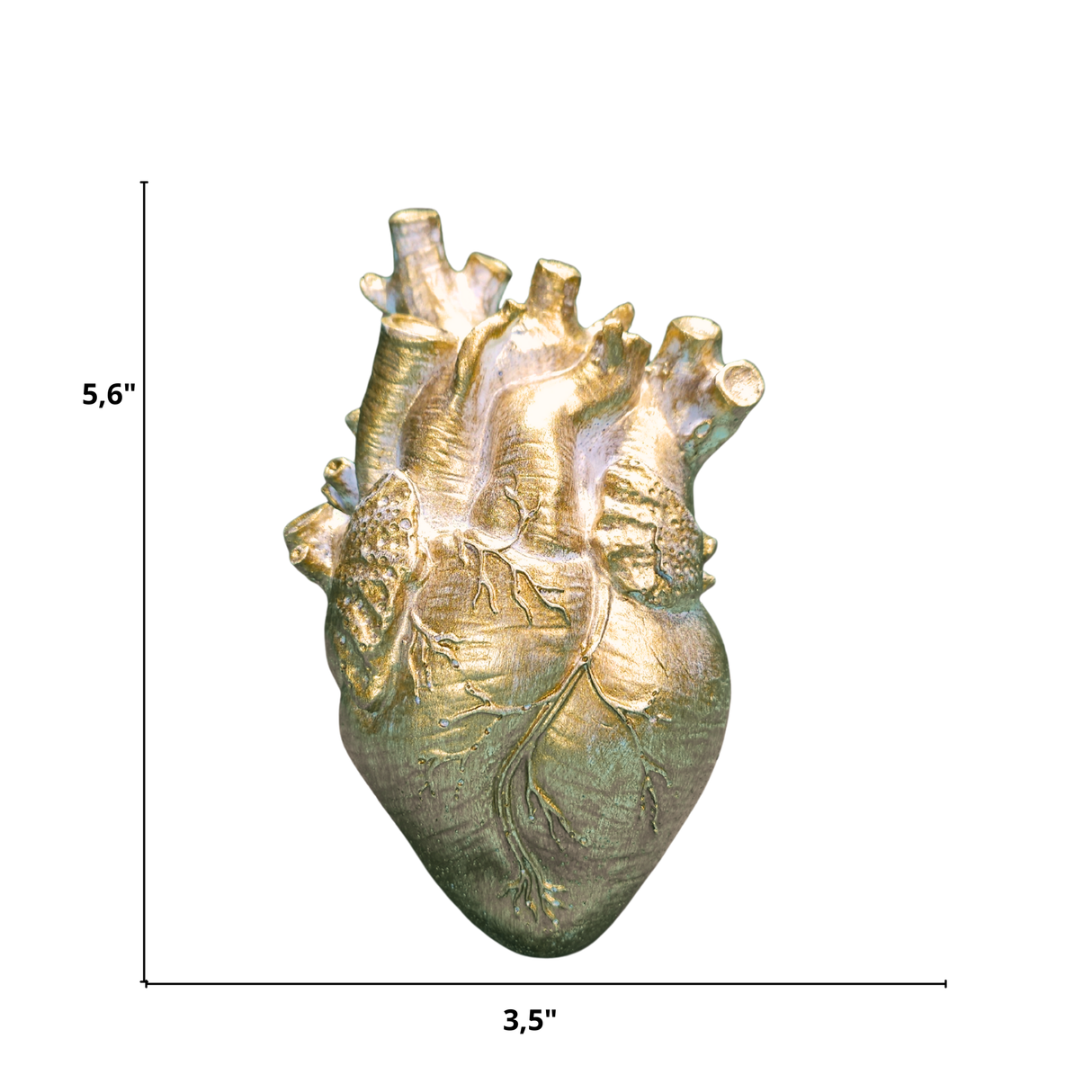 Heart Sculpture in Epoxy Resin
