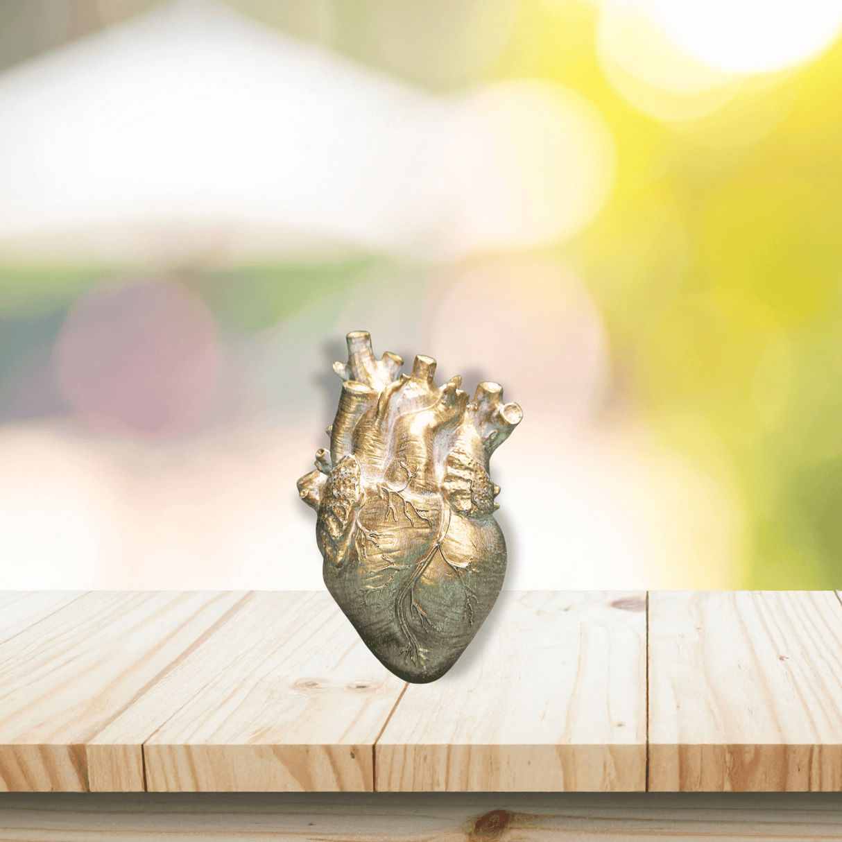 Heart Sculpture in Epoxy Resin