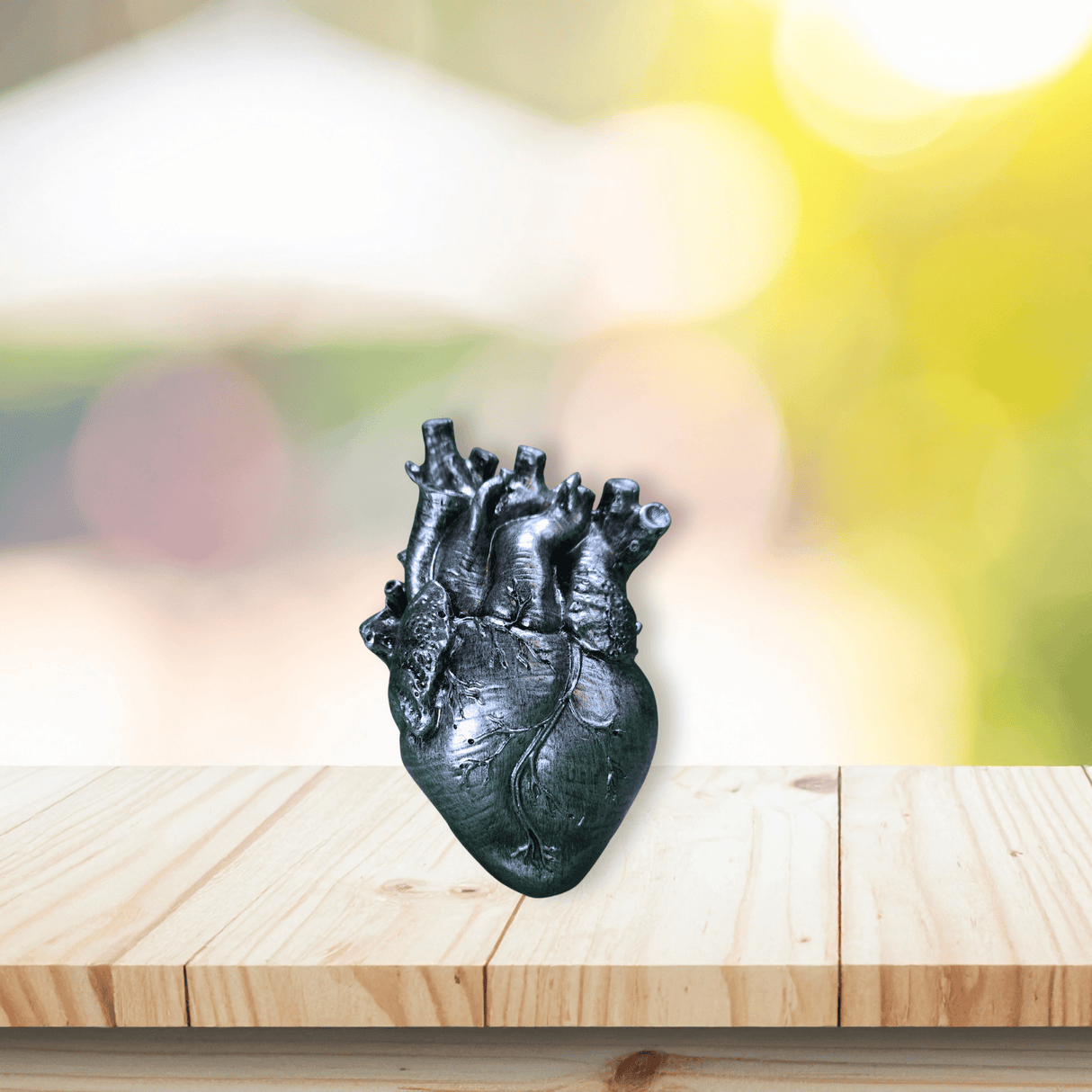 Heart Sculpture in Epoxy Resin