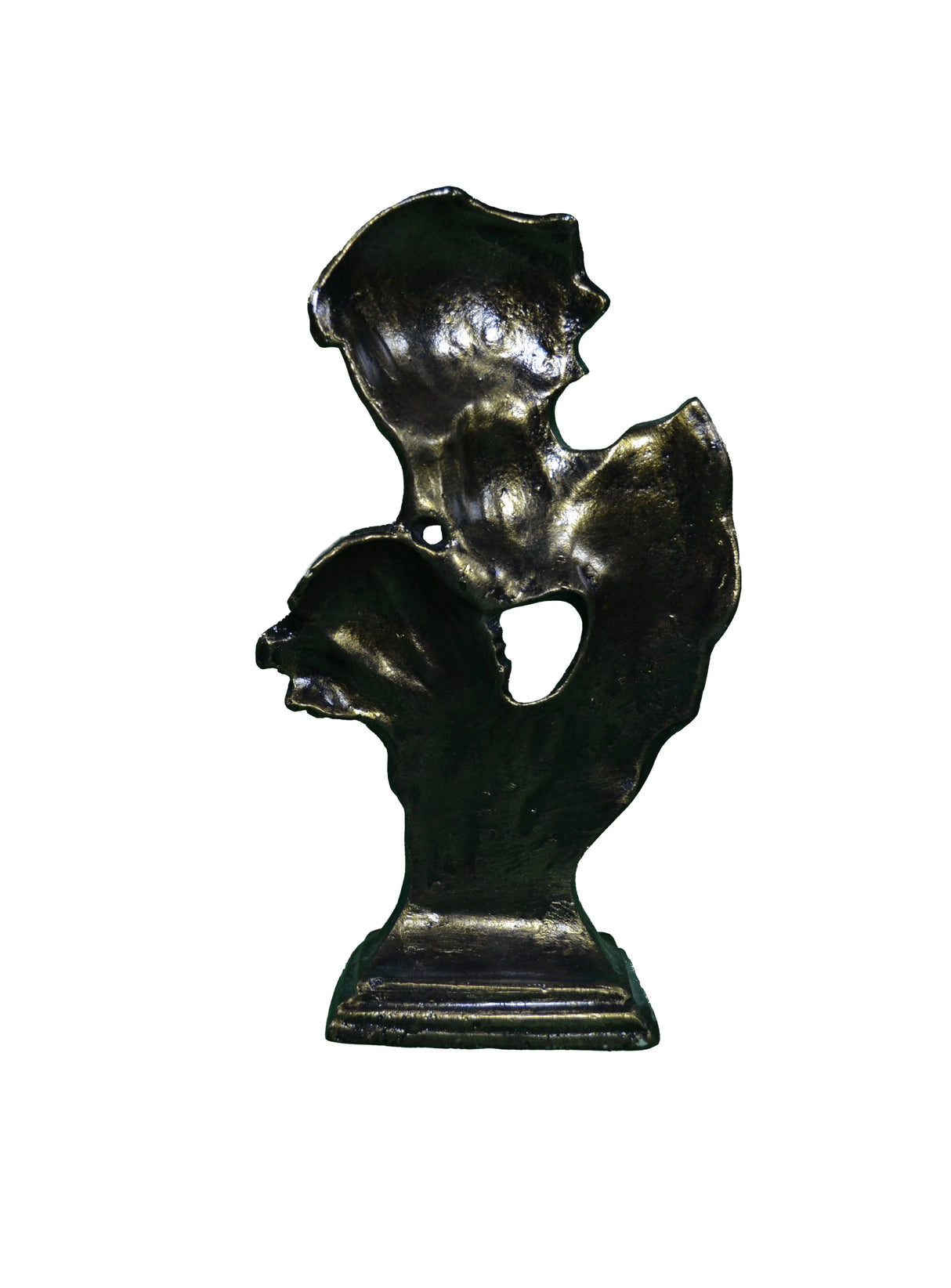 Decorative Sculpture Mothers Love in Aluminum - rear