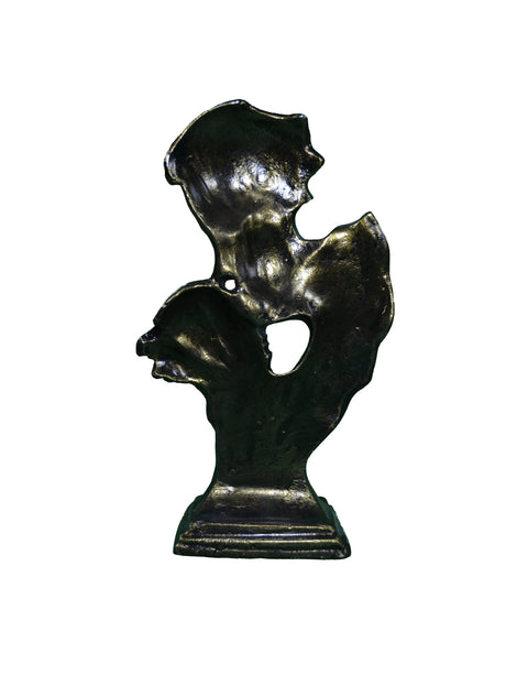 Decorative Sculpture Mothers Love in Aluminum - rear