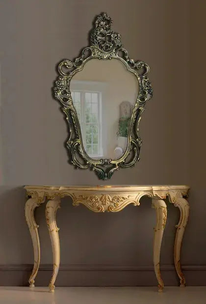 "Louis XV" Large Aluminum Mirror