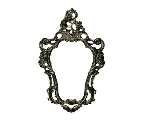 "Louis XV" Small Aluminum Mirror Front