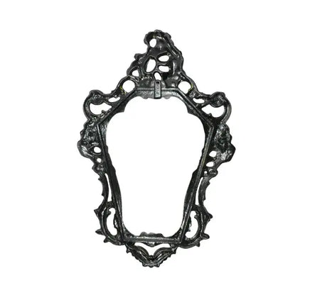 "Louis XV" Small Aluminum Mirror - rear 
