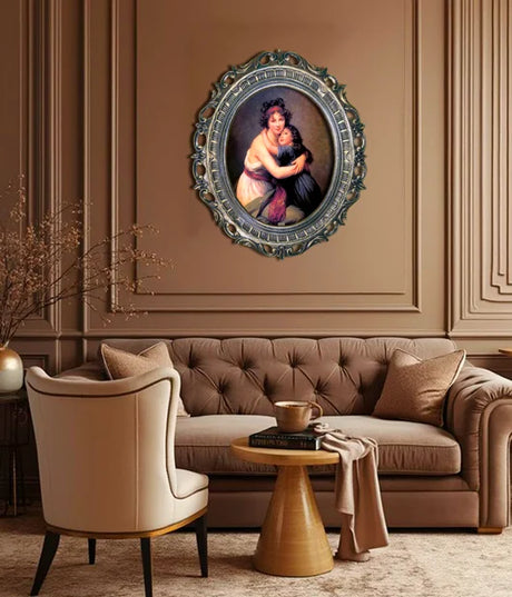 Madame Vigée Le brun - Oval Aluminum Frame