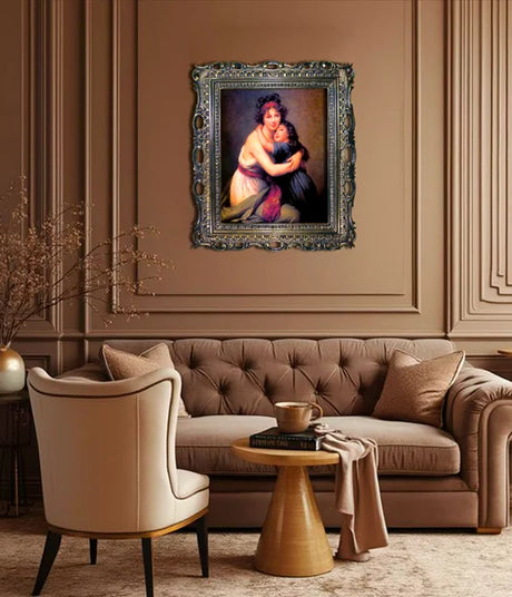Madame Vigée Le Brun - Aluminum Framed Reproduction
