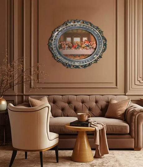 Oval Frame "The Last Supper"