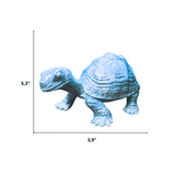 Small Turtle Figurine in Epoxy Resin with Metallic Finish Wholesale